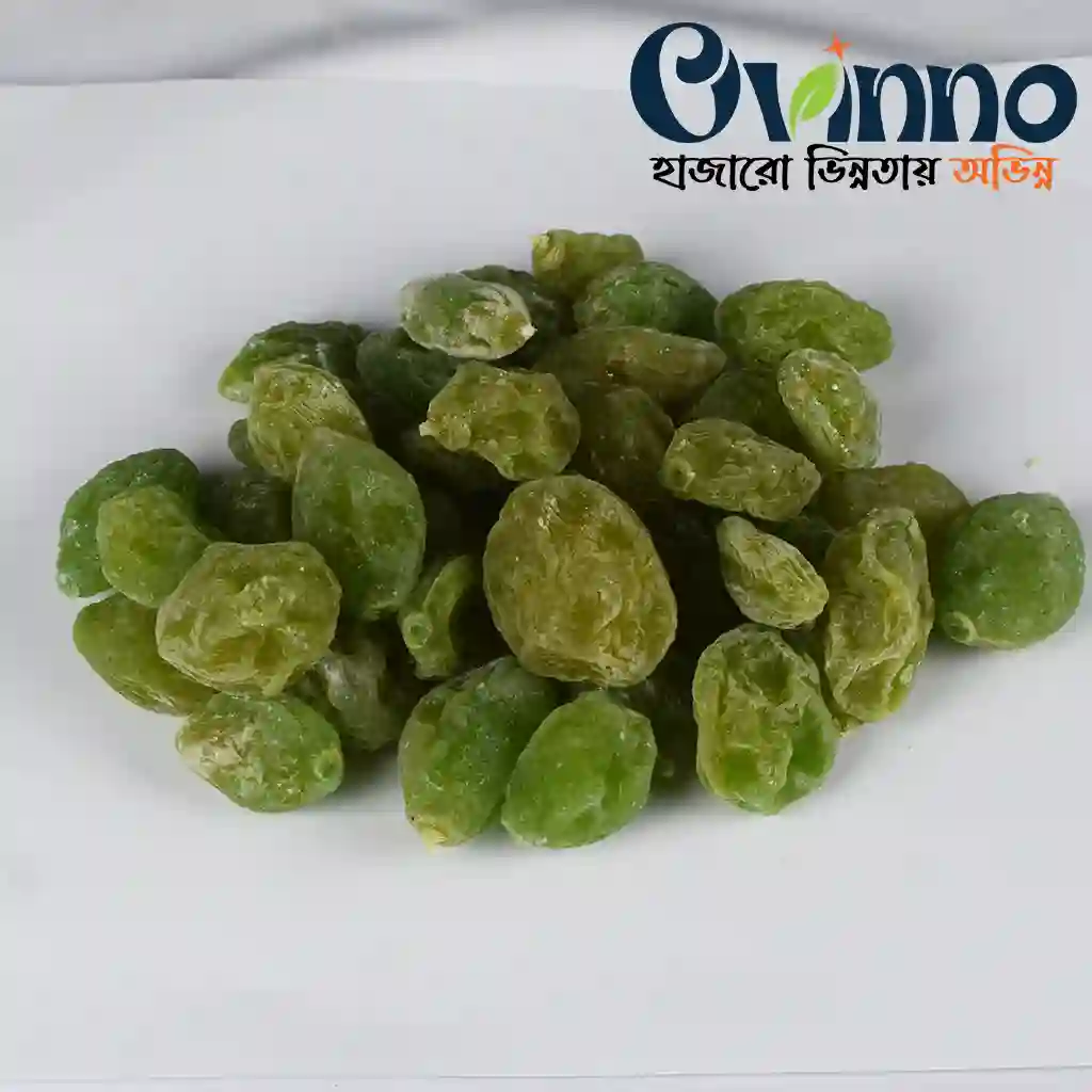 Dried Green Peach